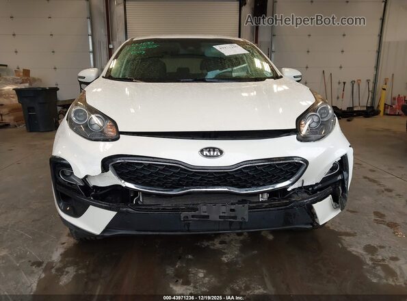 KNDPMCAC4M7909739 2021 KIA SPORTAGE White Вид щитка приладів