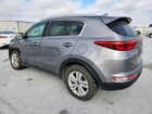2018 Kia Sportage Lx Gray vin: KNDPMCAC5J7410203