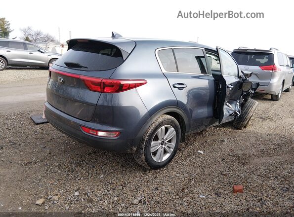 KNDPMCAC5K7617854 2019 KIA SPORTAGE Синий Задняя правая четверть
