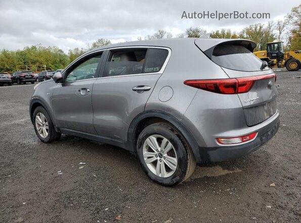KNDPMCAC6J7359505 2018 KIA SPORTAGE Gray Rear left