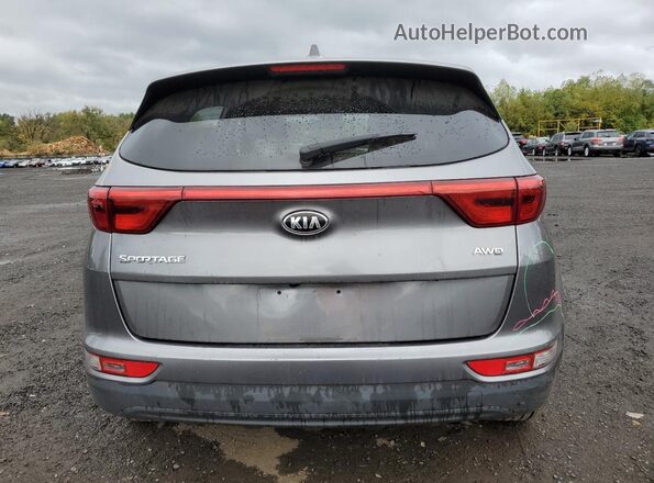 KNDPMCAC6J7359505 2018 KIA SPORTAGE Gray Rear view