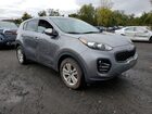 2018 Kia Sportage Lx Gray vin: KNDPMCAC6J7359505