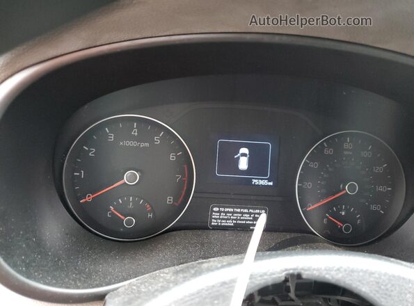 KNDPMCAC6J7359505 2018 KIA SPORTAGE Gray Instrument cluster view
