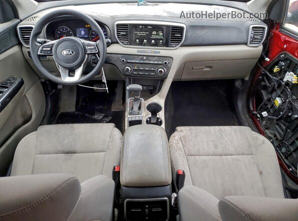KNDPMCAC7L7816678 2020 KIA SPORTAGE Красный Вид панели приборов