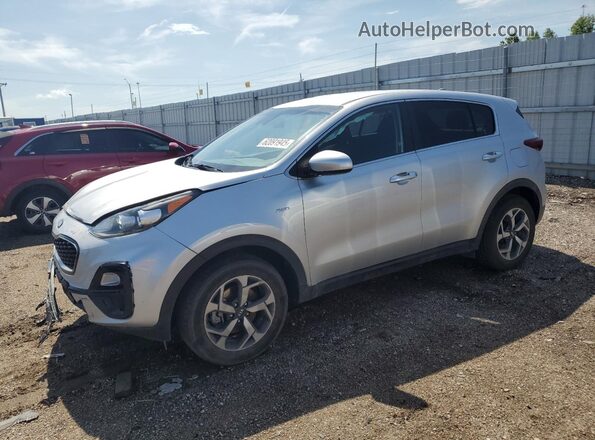 KNDPMCAC9L7807125 2020 KIA SPORTAGE Серебряный Передняя левая четверть