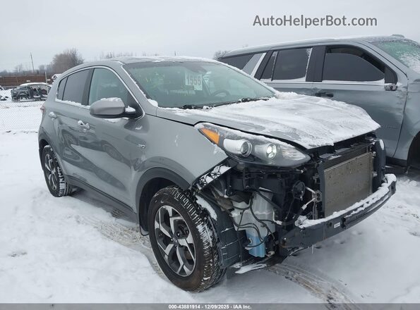 KNDPMCAC9N7955052 2022 KIA SPORTAGE Серебряный Передняя правая четверть