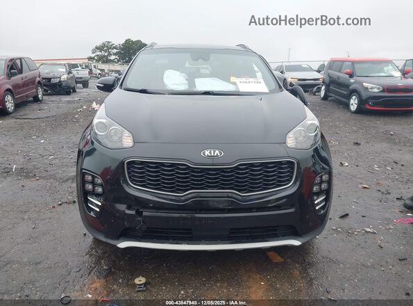 KNDPR3A6XJ7346607 2018 KIA SPORTAGE Черный Вид панели приборов