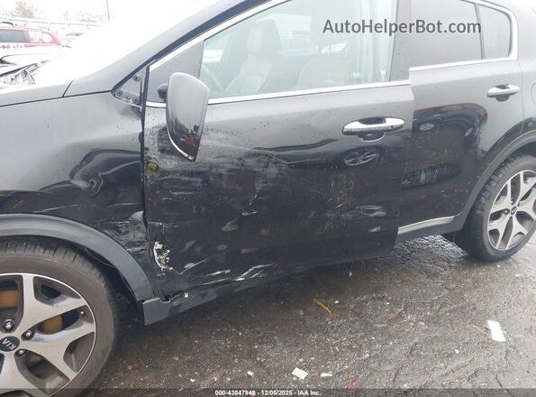 KNDPR3A6XJ7346607 2018 KIA SPORTAGE Черный Вид спереди