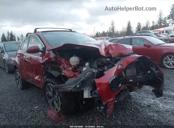 KNDPRCA63N7998362 2022 KIA SPORTAGE Красный Вид спереди