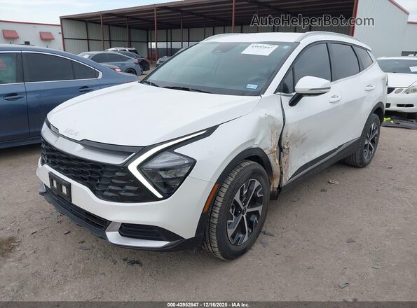 KNDPVCAG6P7099096 2023 KIA SPORTAGE HYBRID Белый Передняя левая четверть