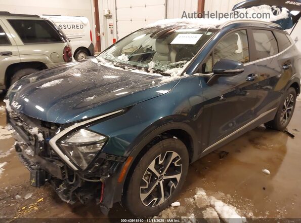 KNDPVCAG9P7075746 2023 KIA SPORTAGE HYBRID Синий Передняя левая четверть