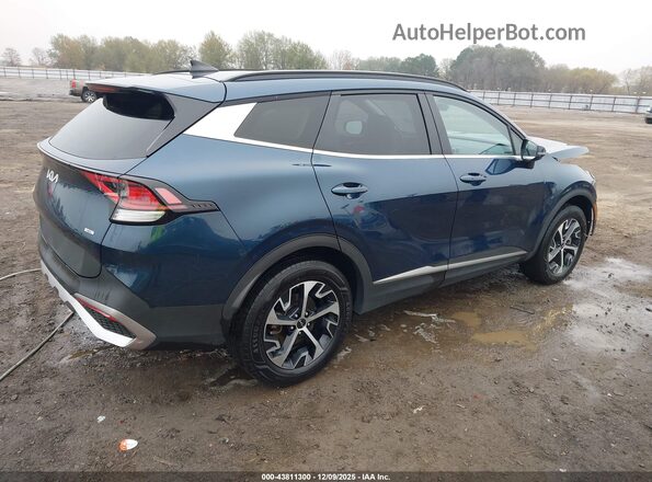 KNDPVCDG6R7134380 2024 KIA SPORTAGE HYBRID Синий Задняя правая четверть