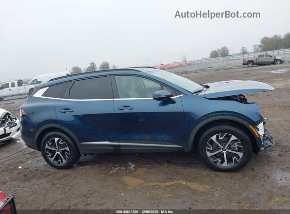 KNDPVCDG6R7134380 2024 KIA SPORTAGE HYBRID Синий Панорамный вид салона 360°