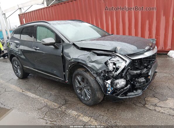 KNDPXCDG0R7122252 2024 KIA SPORTAGE HYBRID Серый Передняя правая четверть
