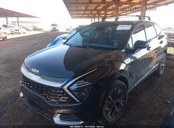 KNDPXCDG2R7129946 2024 KIA SPORTAGE HYBRID Black Vista tres cuartos delantera izquierda