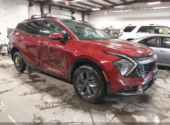 KNDPXCDG9R7161289 2024 KIA SPORTAGE HYBRID Maroon Delantero derecho