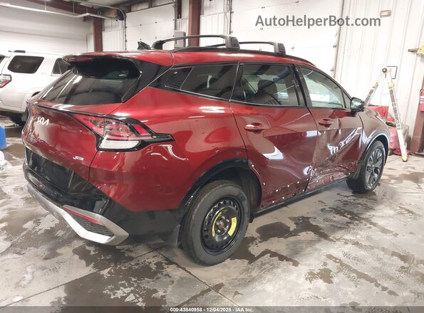 KNDPXCDG9R7161289 2024 KIA SPORTAGE HYBRID Maroon Trasero derecho