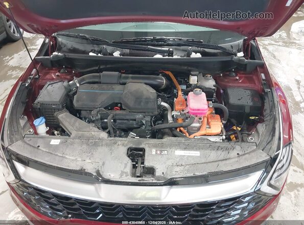 KNDPXCDG9R7161289 2024 KIA SPORTAGE HYBRID Maroon Vista trasera