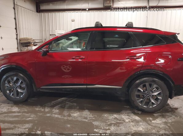 KNDPXCDG9R7161289 2024 KIA SPORTAGE HYBRID Maroon Vista interior de 360 grados