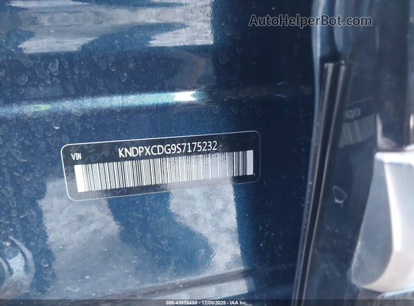 KNDPXCDG9S7175232 2025 KIA SPORTAGE HYBRID Blue Vista del compartimento del motor