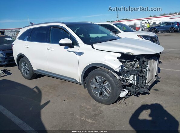 KNDRH4LG7M5050970 2021 KIA SORENTO HYBRID White Przód prawy