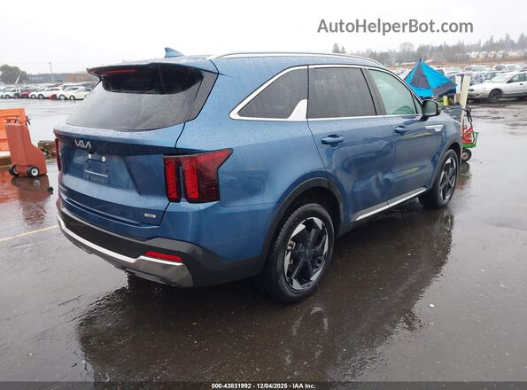 KNDRHDJG3S5410641 2025 KIA SORENTO HYBRID Синий Задняя правая четверть