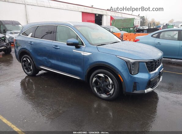 KNDRHDJG3S5410641 2025 KIA SORENTO HYBRID Синий Передняя правая четверть
