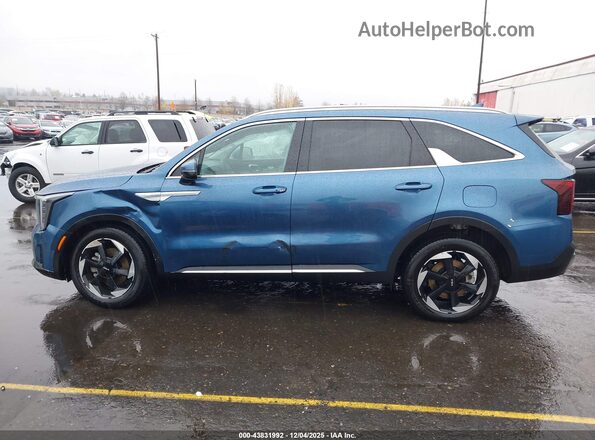 KNDRHDJG3S5410641 2025 KIA SORENTO HYBRID Синий Панорамный вид салона 360°