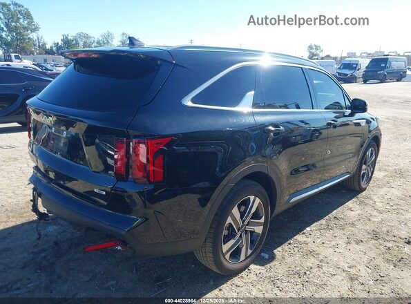 KNDRHDLG0P5202480 2023 KIA SORENTO HYBRID Черный Задняя правая четверть