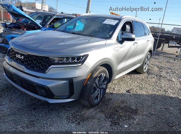 KNDRHDLG1P5209633 2023 KIA SORENTO HYBRID Gray Передня ліва чверть