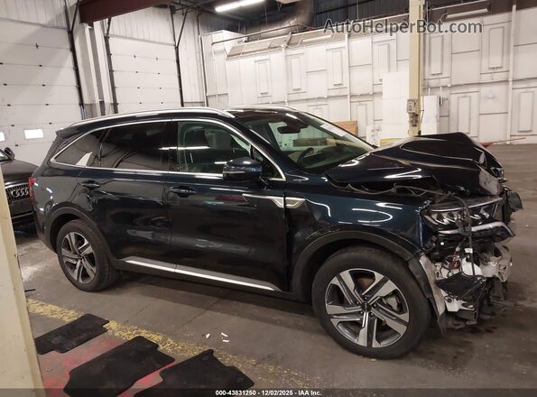 KNDRHDLG2P5129676 2023 KIA SORENTO HYBRID Синий Панорамный вид салона 360°