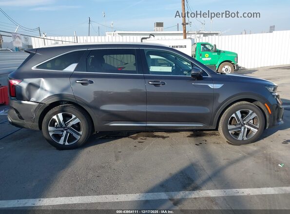KNDRHDLG2P5211245 2023 KIA SORENTO HYBRID Black Вид задньої частини салону