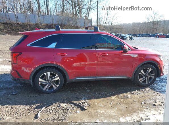 KNDRHDLG7P5176301 2023 KIA SORENTO HYBRID Red Widok zestawu wskaźników