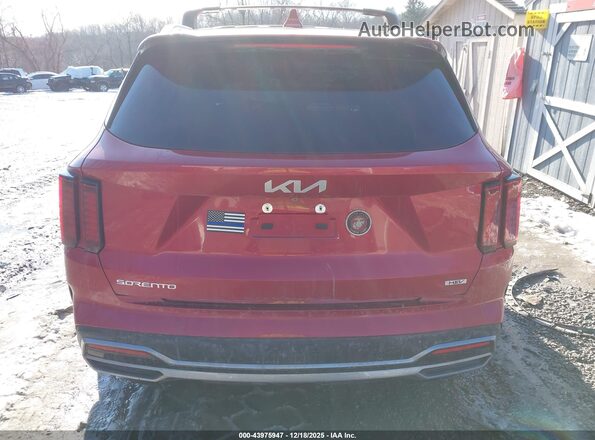 KNDRHDLG7P5176301 2023 KIA SORENTO HYBRID Red 