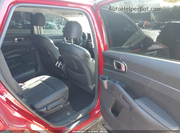 KNDRHDLG7P5176301 2023 KIA SORENTO HYBRID Red Widok naklejki z numerem VIN