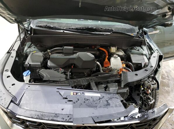 KNDRMDJHXS5404579 2025 KIA SORENTO Green Вид підкапотного простору