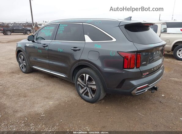 KNDRMDLH8N5118876 2022 KIA SORENTO PLUG-IN HYBRID Серый Задняя левая четверть