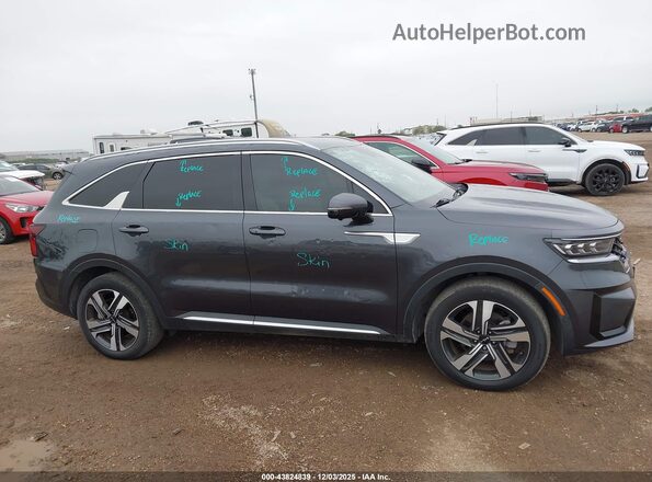 KNDRMDLH8N5118876 2022 KIA SORENTO PLUG-IN HYBRID Серый Вид задней части салона
