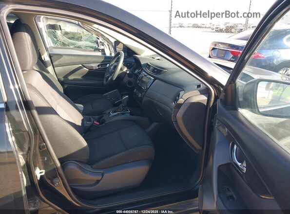 KNMAT2MT1KP505714 2019 NISSAN ROGUE Black Вид салону спереду