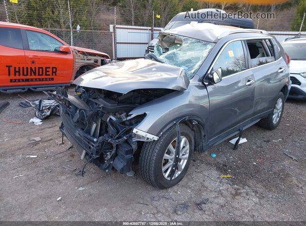 KNMAT2MT2KP530265 2019 NISSAN ROGUE Серебряный Передняя левая четверть