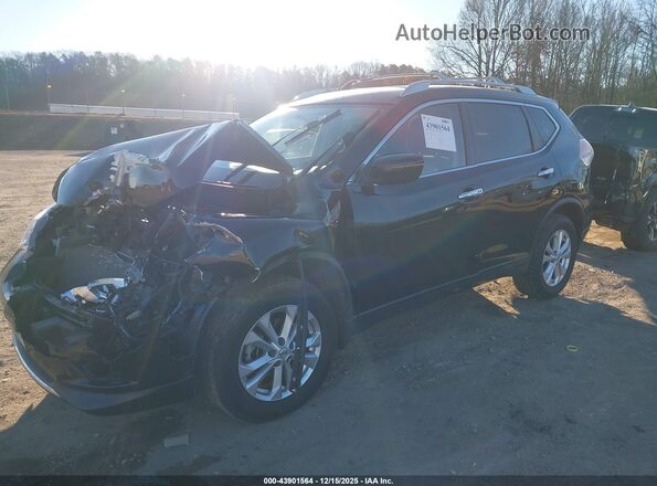 KNMAT2MV0GP678309 2016 NISSAN ROGUE Черный Передняя левая четверть