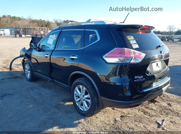 KNMAT2MV0GP678309 2016 NISSAN ROGUE Черный Задняя левая четверть