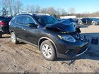 2016 Nissan Rogue Sv Черный vin: KNMAT2MV0GP678309