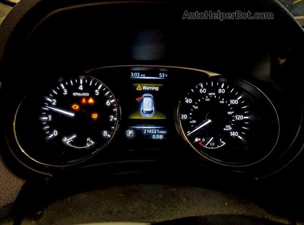 KNMAT2MV6GP660784 2016 NISSAN ROGUE Black Vista del cuadro de instrumentos