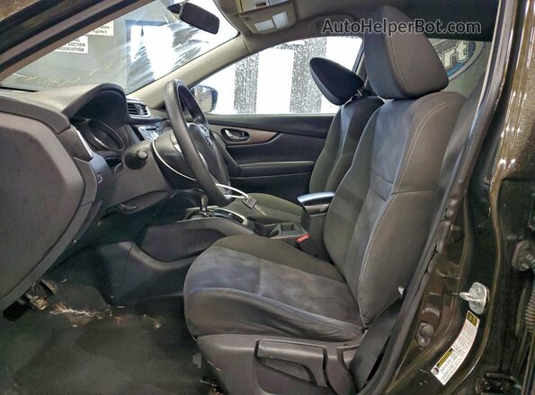 KNMAT2MV6GP660784 2016 NISSAN ROGUE Black Vista interior delantera