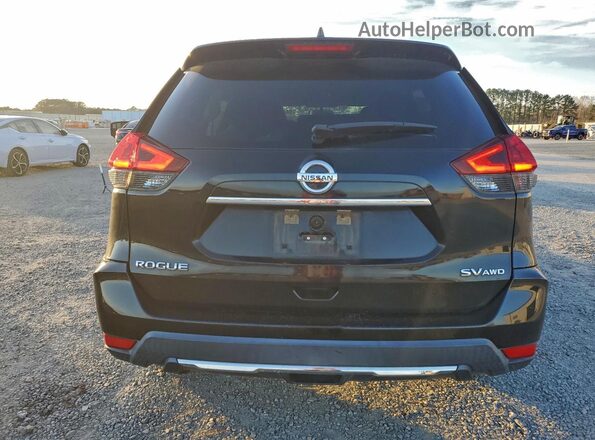 KNMAT2MV6JP528227 2018 NISSAN ROGUE Black Հետևի տեսք