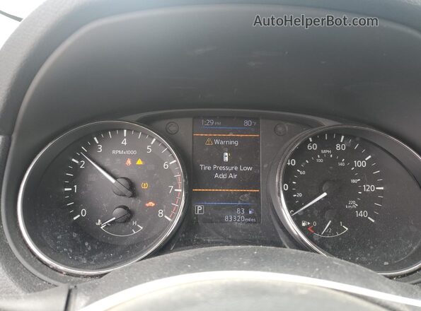 KNMAT2MV9JP560525 2018 NISSAN ROGUE Charcoal Instrument cluster view