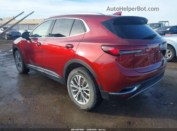 LRBAZLR41ND126786 2022 BUICK ENVISION Red Задня ліва чверть