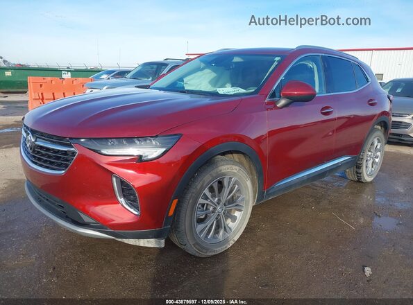 LRBAZLR41ND126786 2022 BUICK ENVISION Red Передня ліва чверть