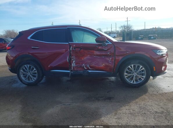 LRBAZLR41ND126786 2022 BUICK ENVISION Red Вид задньої частини салону